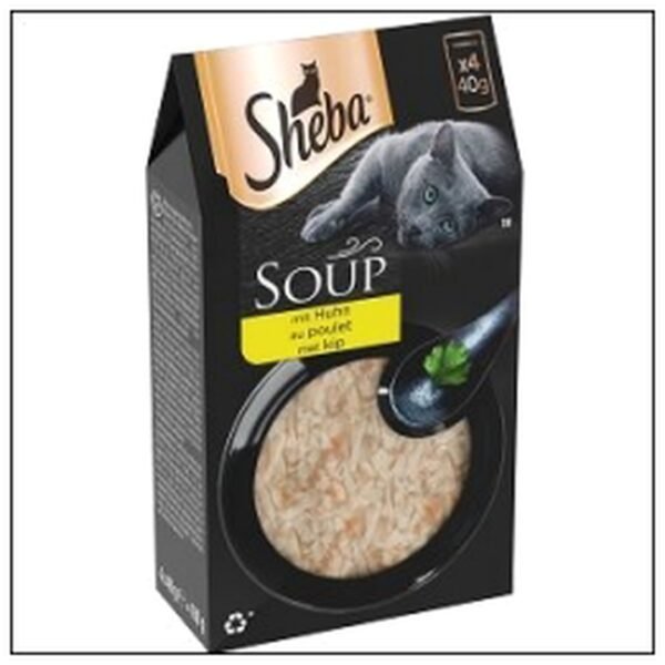 SCH.SOUP'FILET POULET 4X4 0G SHEBA