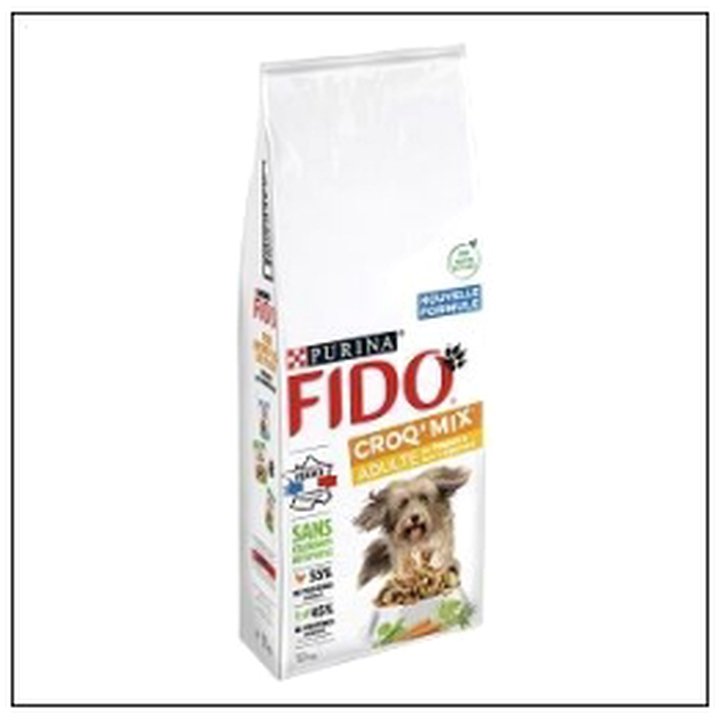 CAT-03358 FIDO CROQ.MIX ADULTE 12KG POULET - Image 1