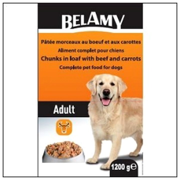CAT-03364 3/2 PATEE AU BOEUF POUR CHIEN BELAMY* - Image 1