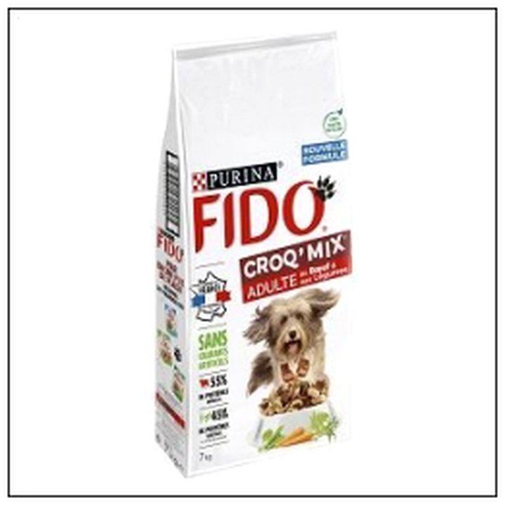 CAT-03370 CROQUETTES CHIEN 7KG MIX ADULTE BOEUF FIDO - Image 1