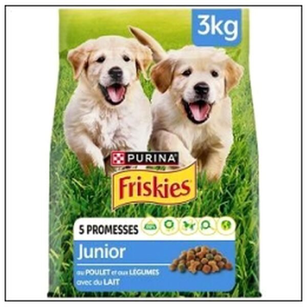 CROQUETTES CHIEN JUNIOR 3 KG FRISKIES