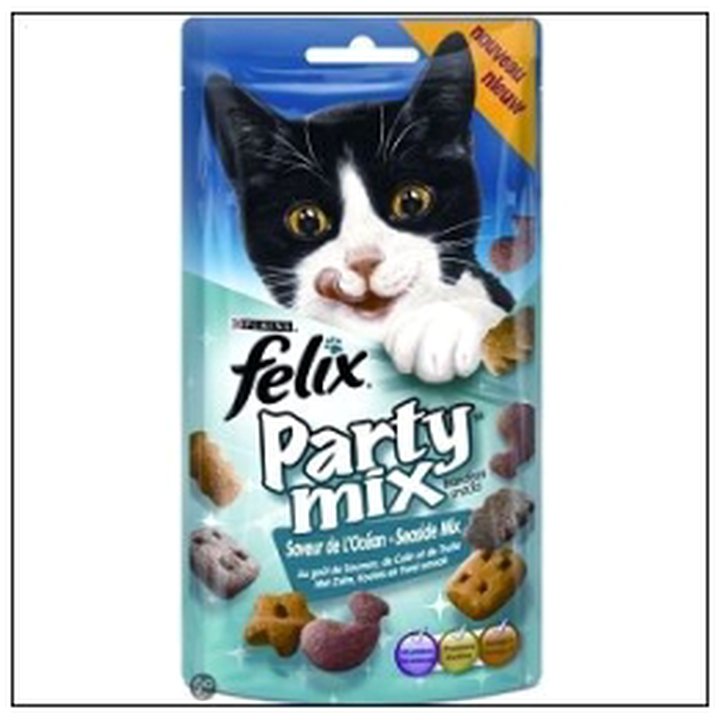 CAT-03377 FELIX PARTY MIX OCEAN 60G FRIANDISES POUR CHAT - Image 1