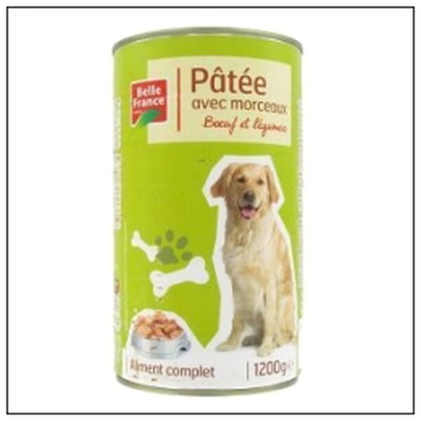 3/2 PATEE MORCEAUX VIANDE LEGUMES BELLE FRANCE