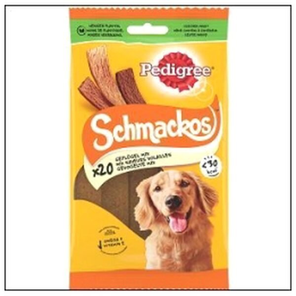 SCHMACKOS POULET 20PIECES 144G PEDIGREE