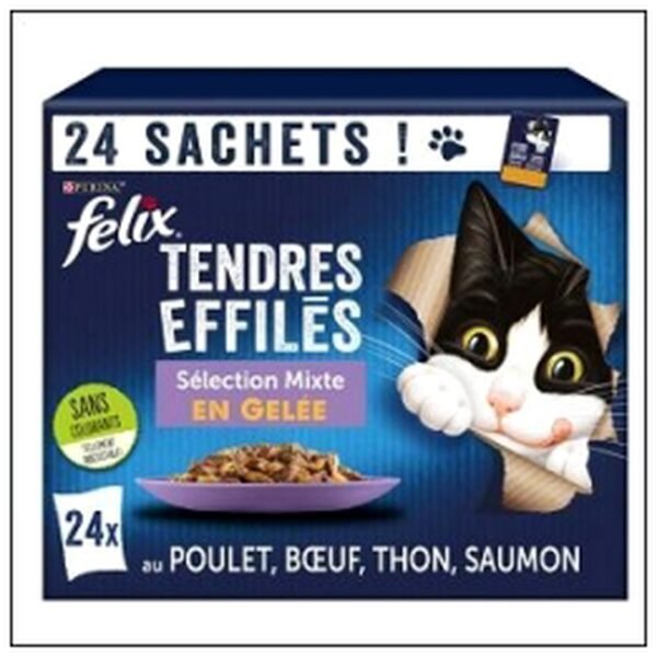L.24 POCHONS 85G EFFILES GELEE MIXTE FELIX