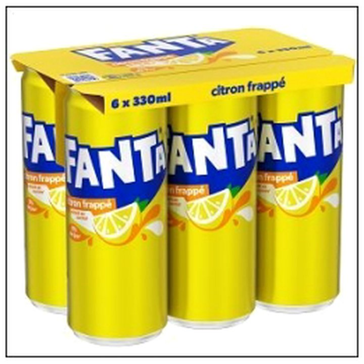CAT-03492 LOT 6 BOITES FANTA CITRON 33CL - Image 1