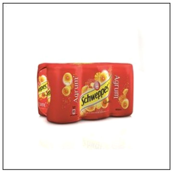 CAT-03532 LOT 6 BOITES SCHWEPPES AGRUM' 33CL - Image 1