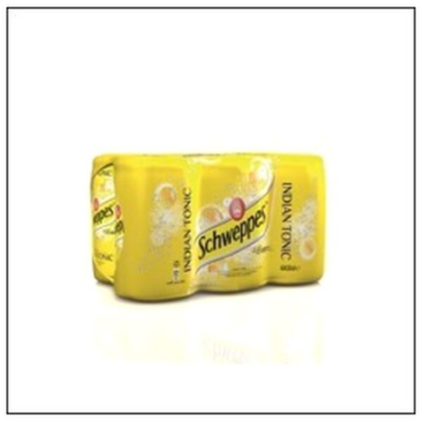 LOT 6 BOITES SCHWEPPES TONIC 33CL