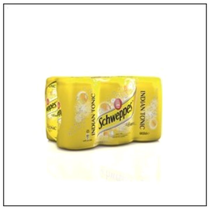 CAT-03537 LOT 6 BOITES SCHWEPPES TONIC 33CL - Image 1