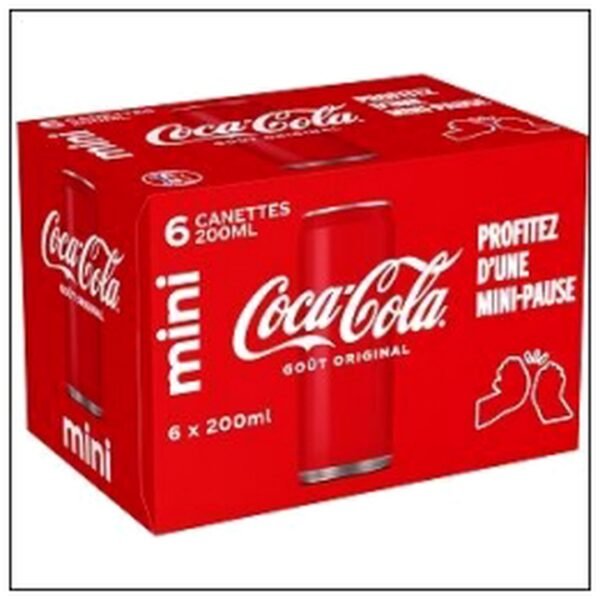 L.6 BTES COCA COLA 20CL SLIM PETIT FRIGO