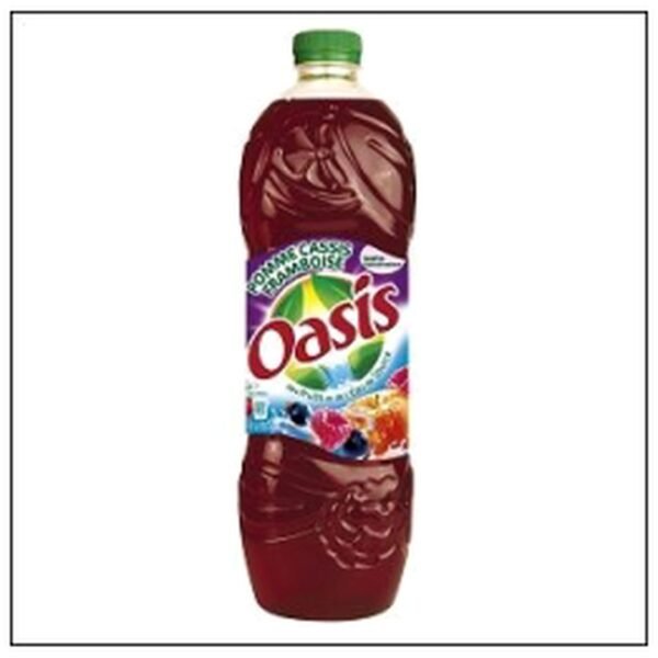 OASIS POMME/CASSIS/FRAMB 2 LITRES