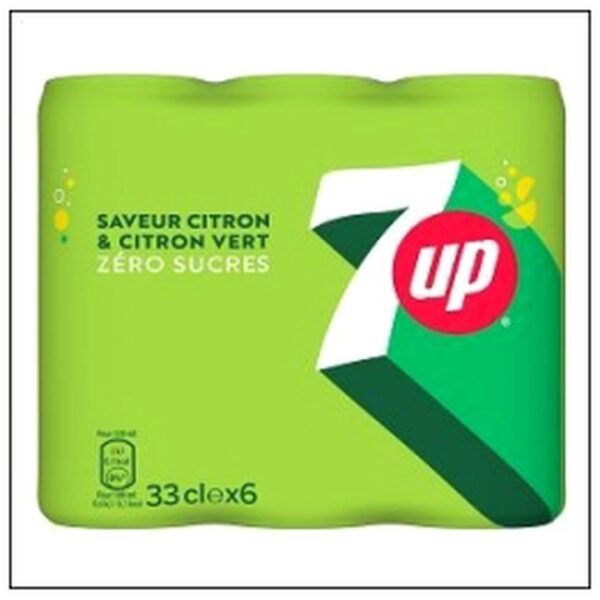 L.6 BOITES 33CL SEVEN UP ZERO