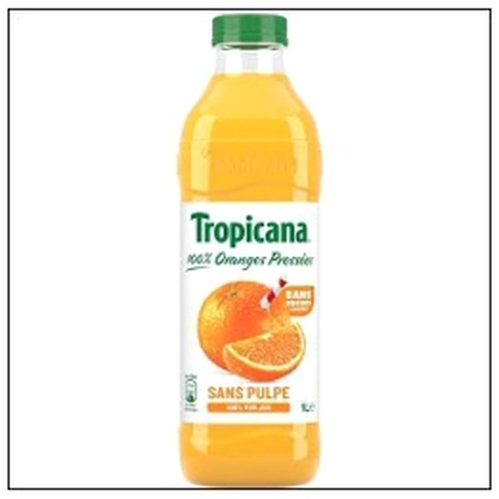 CAT-03588 PET LIT PUR JUS ORANGE S/ PULPE TROPICANA AMBIANT - Image 1