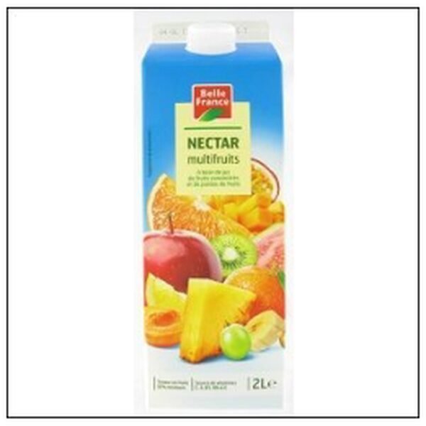 BRIQUE NECTAR MULTIFRUITS BELLE FRANCE 2L