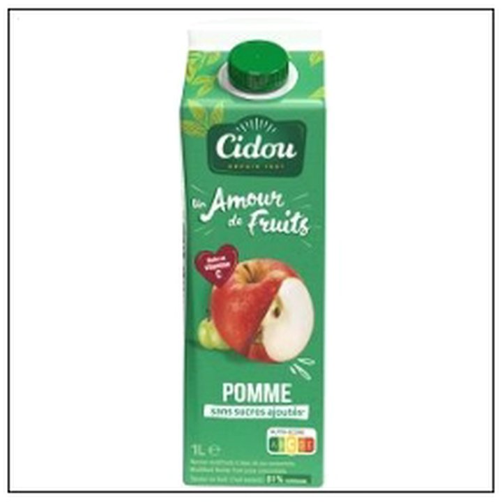 CAT-03597 JUS POMME UN AMOUR DE FRU IT 1L CIDOU - Image 1