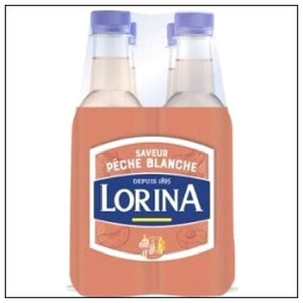 LIMONADE PECHE PET 4X33CL LORINA