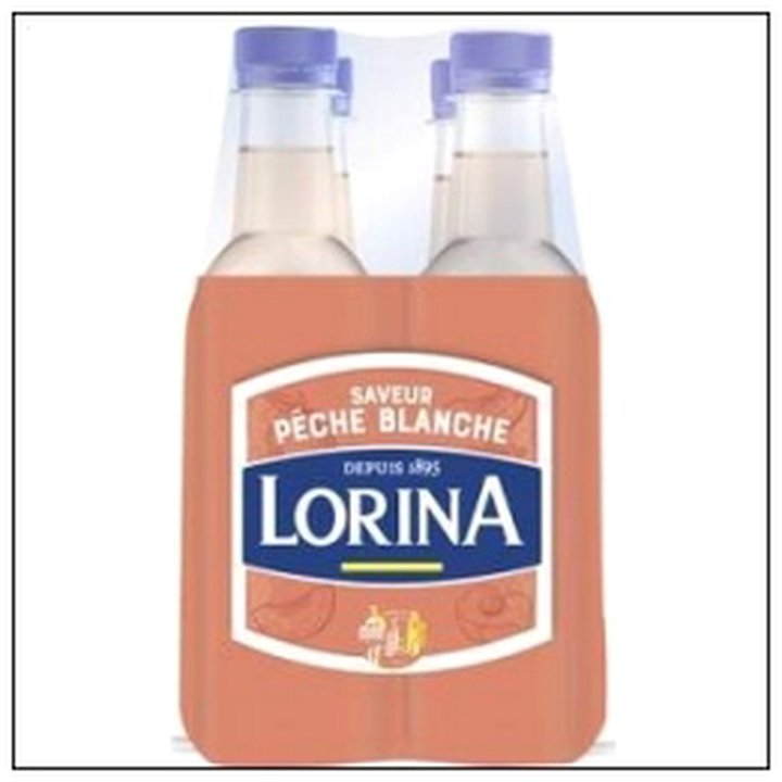 CAT-03666 LIMONADE PECHE PET 4X33CL LORINA - Image 1