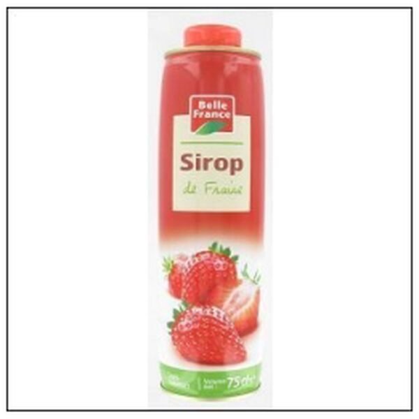 BIDON SIROP DE FRAISE 75CL BELLE FRANCE