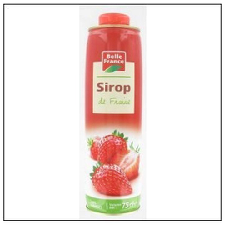 CAT-03692 BIDON SIROP DE FRAISE 75CL BELLE FRANCE - Image 1