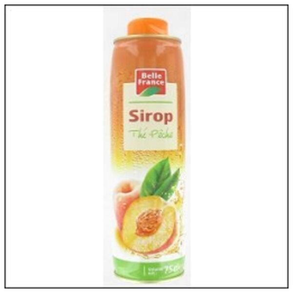 BIDON SIROP DE THE AROME PECHE 75CL BELLE FRANCE