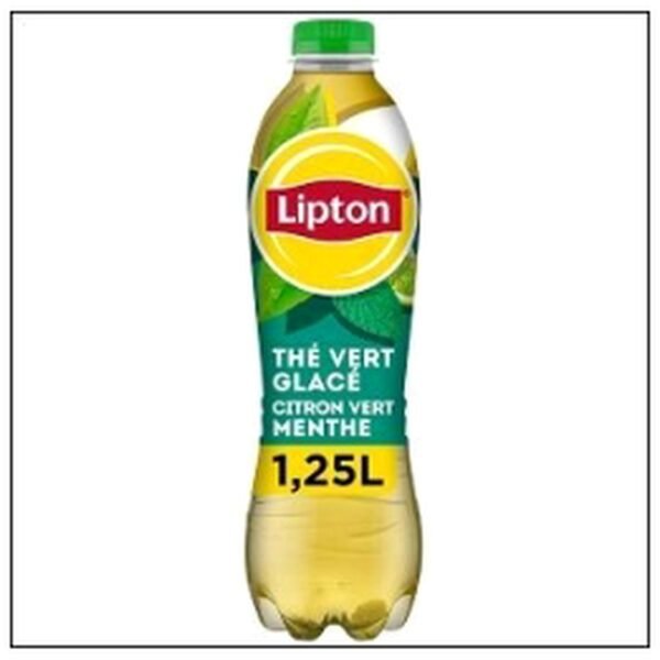 LIPTON INFUSION GLACEE 1L 25 THE VERT CITRON MENTHE