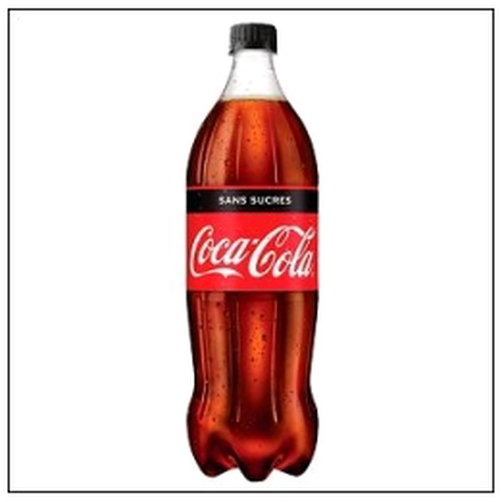 CAT-03762 COCA COLA ZERO PET 1L25 - Image 1