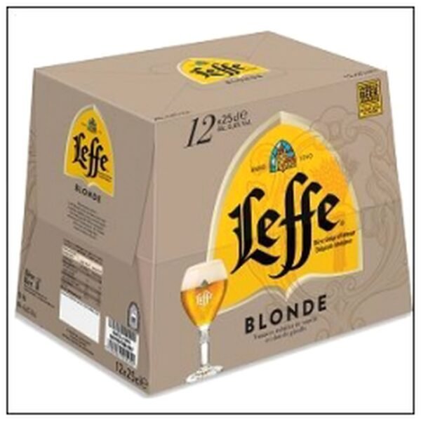 12X25CL LEFFE BLONDE BIER E D'ABBAYE 6°6