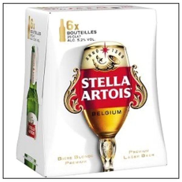 PACK 6X25CL STELLA ARTOIS 5°