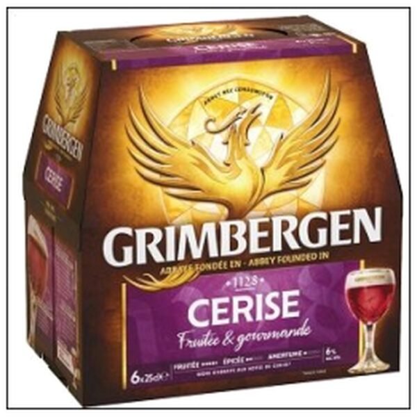 PACK 6X25CL GRIMBERGEN CERISE 6°