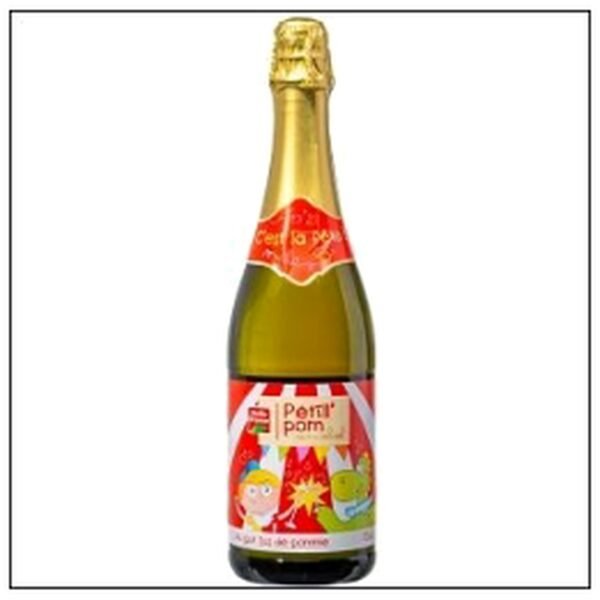JUS POMME PETILLANT 75CL VERRE BELLE FRANCE