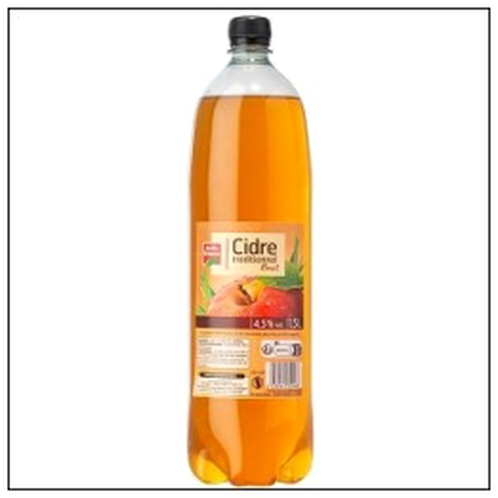 CAT-03845 PET 1L5 CIDRE TRADITION BRUT 4,5% BELLE FRANCE - Image 1