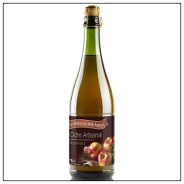 CIDRE ARTISANAL BRUT 5,5° 75CL DELICE BELLE FRANCE