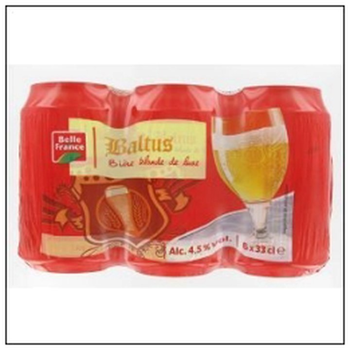 CAT-03864 LOT-6BTES 33CL BIERE LUXE 4°5 BELLE FRANCE - Image 1