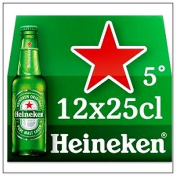PACK 12X25CL HEINEKEN 5°