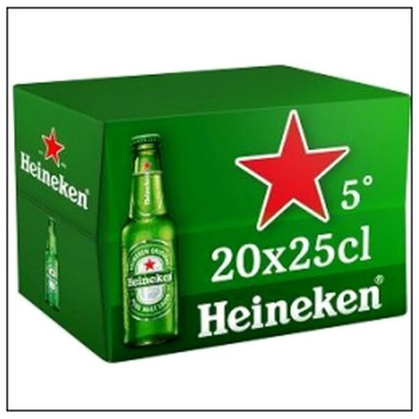 PACK 20X25CL HEINEKEN 5°