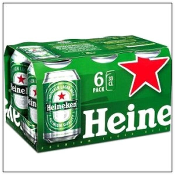 LOT-6BTES 33CL HEINEKEN RELIEF 5°