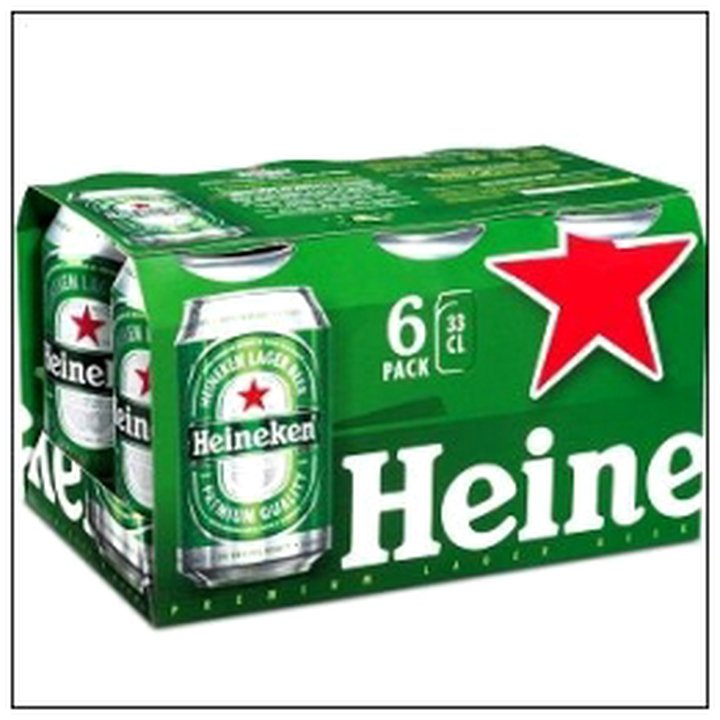 CAT-03871 LOT-6BTES 33CL HEINEKEN RELIEF 5° - Image 1