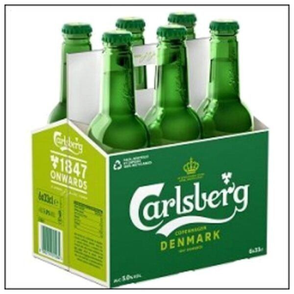 PACK 6X33CL CARLSBERG 5°
