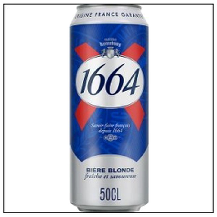 CAT-03907 BOITE 50CL 1664 5°5 - Image 1