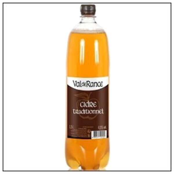 CIDR.TRADITIONNEL BRUT 4,5° PET 1L5 VAL DE RANCE