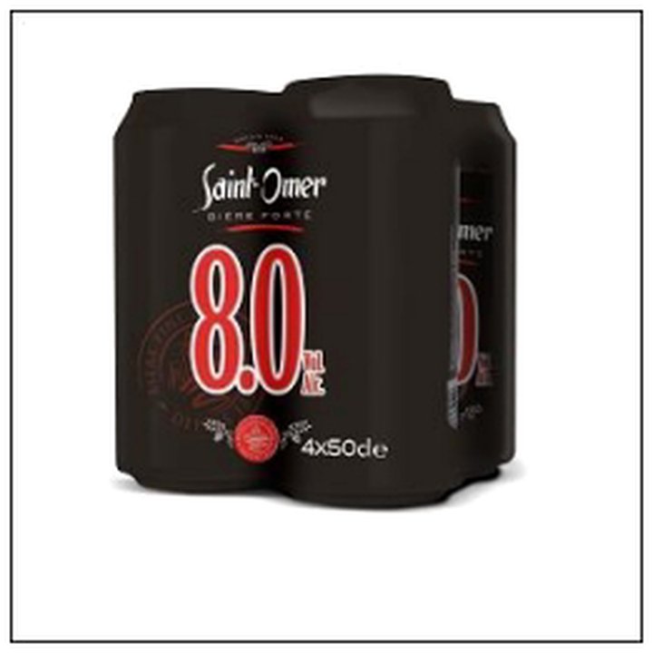 CAT-03941 LOT 4 BOITES 50CL ST OMER FORTE 8° - Image 1