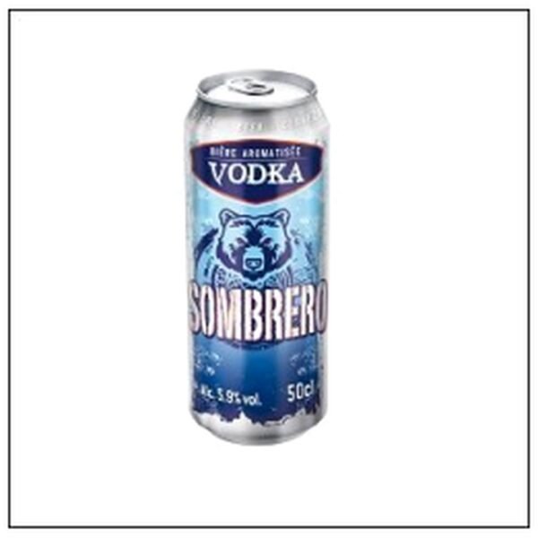 BOITE 50CL SOMBRERO VODKA 5°9