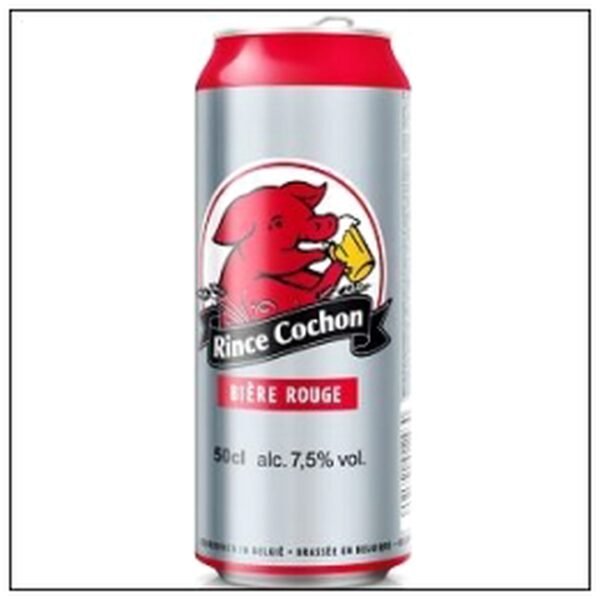RINCE COCHON ROUGE BOITE 50CL 7°5