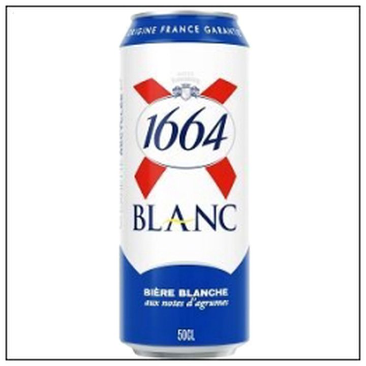CAT-03975 BOITE 50CL 1664 BLANC 5° - Image 1