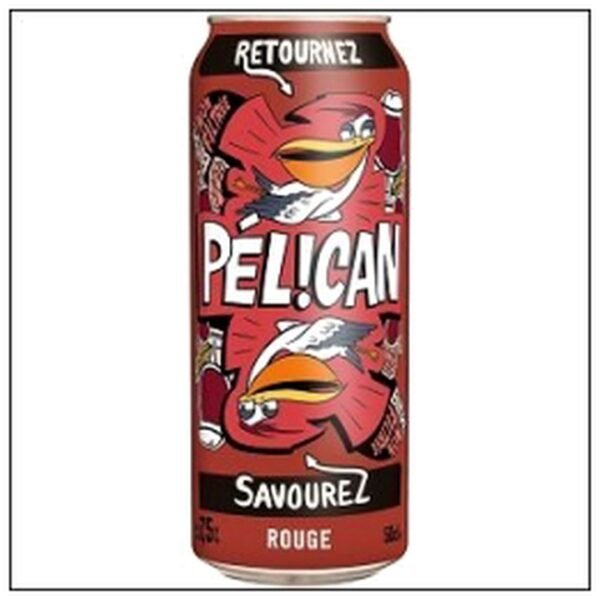 BOITE 50CL PELICAN ROUGE 7°5