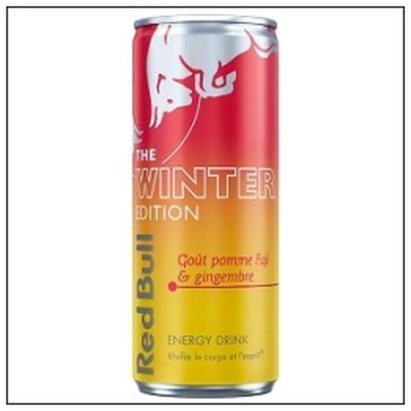 RED BULL WINTER POMME FUJ I& GINGEMBRE 25CL ED.LIMI