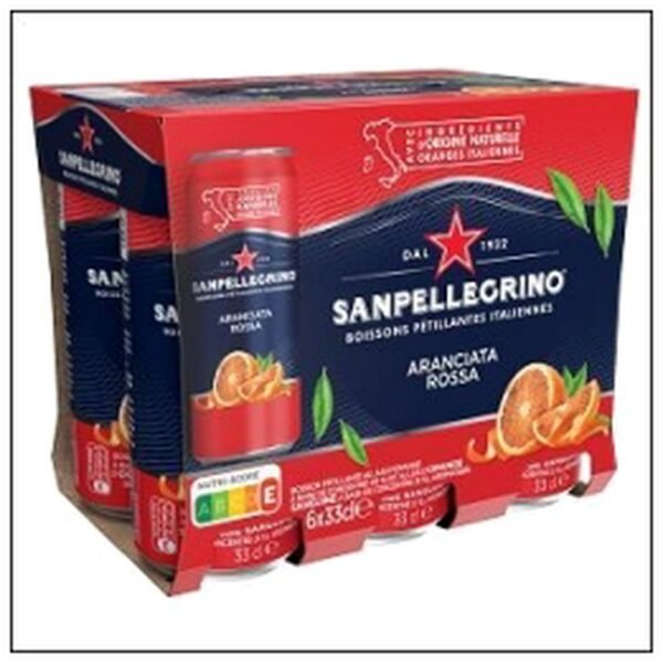 SAN PELLEGRINO ARANCIATA ROSSA 6X33CL