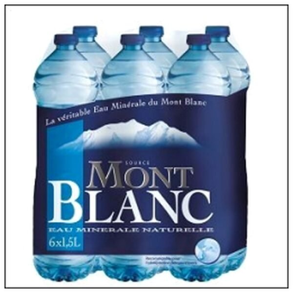 PACK 6X1L5 MONT BLANC EAU MINERALE NATURELLE