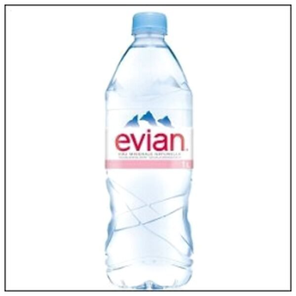 EVIAN LITRE PET