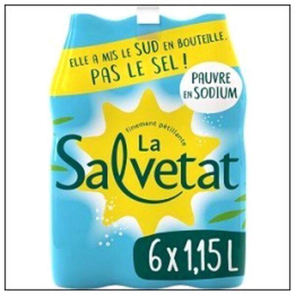 PACK 6X1.15L SALVETAT NATURE 1/2 PALETTE